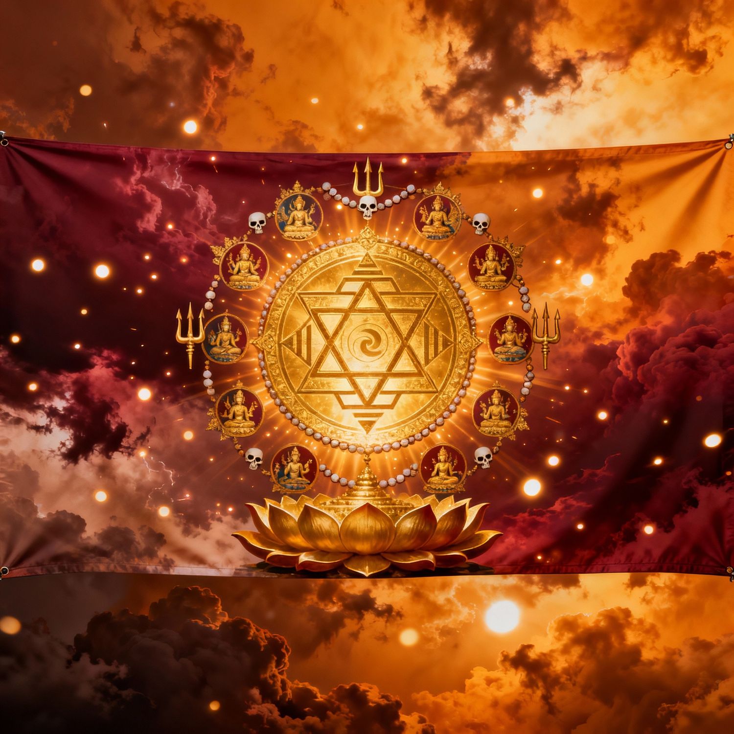 Mahavidya symbolic banner